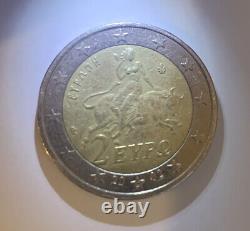 2 Eypo Greek Coin Of 2002 Very Rare