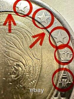 2 euro coin Belgium 2000 with very rare typographical errors