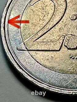 2 euro coin Belgium 2000 with very rare typographical errors