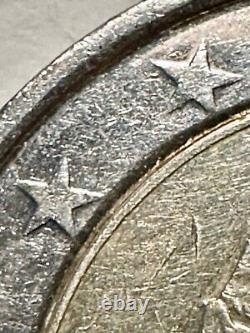 2 euro coin Belgium 2000 with very rare typographical errors