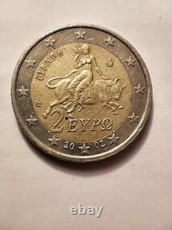 2 euro coin Greece 2002 WITH S in the bottom star VERY RARE