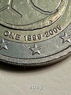 2 euro coin Greece ONE 1999-2009 with a typo. Very rare