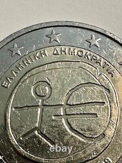 2 euro coin Greece ONE 1999-2009 with a typo. Very rare