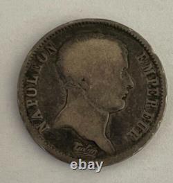 2 francs Napoleon I 1807 A very rare black head