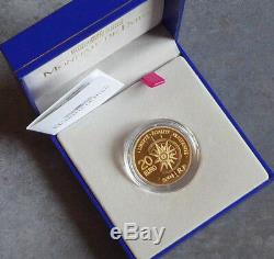 20 Euro 2004 Be 17 G Or Shipping Courieries (281 Ex.) 1/2 Oz Gold Very Rare
