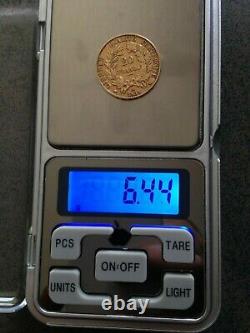 20 Franc Ceres 1851 A Ttb / Bruni Flan/ Gold Coin / Model Very Rare /