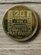 20 Francs Turin Coin. Year 1929. Cupro-aluminum Trial Piece. Very Rare