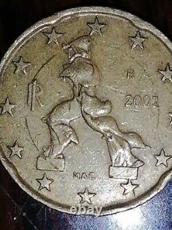 20 cents 2002 Italy very rare error