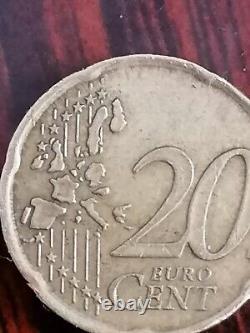 20 cents 2002 Italy very rare error