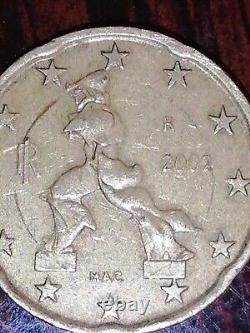 20 cents 2002 Italy very rare error