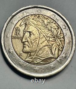 2002 2 Euro Coin from Italy Dante Alighieri Very Rare