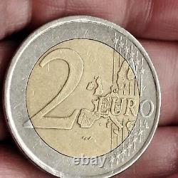 2002 Greek 2 Euro Coin VERY RARE with Printing Error S