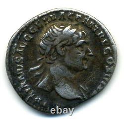 (2311) VERY RARE (R2) DENARIUS of TRAJAN and TRAJAN FATHER