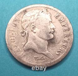 273 France 1/2 Half franc 1812 B Napoleon I silver coin Very Rare