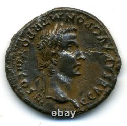 (3253-) VERY RARE (R3) DENARIUS of CALIGULA and AGRIPPINA THE ELDER (Plated)