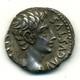 (3554) Very Rare (r3) Denarius Of Augustus (ob/ Civis/ Servatos) (superb++)
