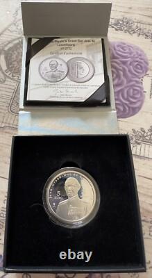 5 Commemorative Silver Coins, very rare from the Grand Duchy of Luxembourg