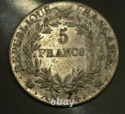 5 Francs Napoleon An 14 Additional Rare Rating 1000 Euro