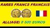 5 Pieces Alloy Rare And Searching Francs Francais