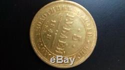 5 Rubles 1848 Gold Russia Russian Nicolas Corner The Gold Very Rare