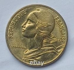 5 cent coin, year 1997, French Republic Marianne Very rare