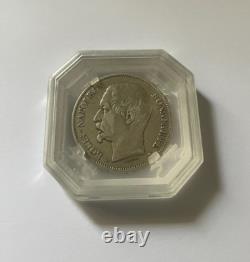 5 francs 1852 A J J bare under shell very rare less than 3769 ex gad 722 proof