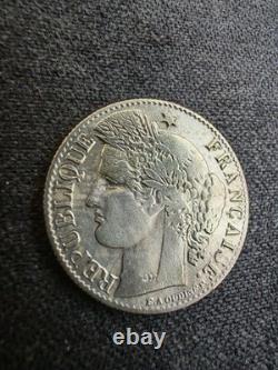 50 Centimes (silver) Ceres 1886 Very Rare & TTB Quality