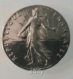 50 centimes of Franc Very RARE Silver Sower Year 1911 In SUP