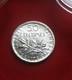 50 Centimes Of French Franc, Very Rare Silver Semeuse, Year 1897, In Very Fine Condition