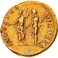 #905439 Currency, Nero And Poppaea, Aureus, 64-65, Rome, Very Rare, Sup, Gold, Ri