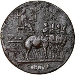 #906251 Currency, Titus for Divus Vespasianus, Sestertius, 80-81, Rome, Very rare