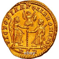 #906483 Coin, Magnentius, Solidus, 351-353, Arles, Very rare, Extremely fine+, Gold, RIC