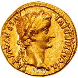 #906940 Coin, Tiberius, Aureus, AD 14-37, Lyon Lugdunum, Very rare, Extremely fine +.