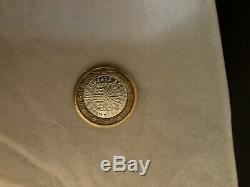 A 1 Euro Coin Very Rare With A Manufacturing Defect Which Dates From 2001