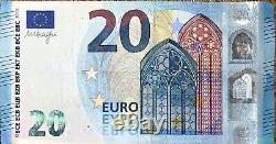 A Rare 20 Euro Note Signed By Mario Draghi 2015 In Very Good Condition