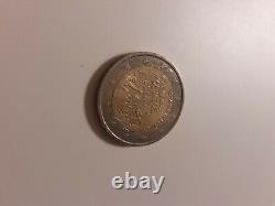 A very rare 2011 2 euro coin