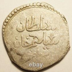 ALGERIA VERY RARE 1/2 BOUDJOU (budju) SILVER 1216 (1801) OF SELIM III