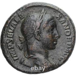 Alexander Severus, As, 222-231, Rome, Very rare, Bronze, TTB, RIC556b