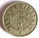 Algeria, Timezrit Mines 5 Cents, In Maillechort, Very Rare