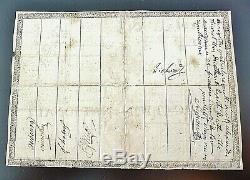 Assignat A Back 200 Pounds In 1790 Very Rare