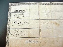 Assignat A Back 200 Pounds In 1790 Very Rare