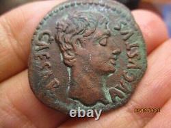 Augustus Like Aes. Rare Very Beautiful, With Received Signs