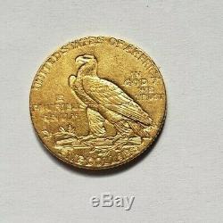 Beautiful And Rare Piece Of $ 5 Indian Gold 1911 Philadelphia