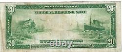 Beautiful Beautiful Of 20 Dollar Series 1914 New York Ttb USA Rare