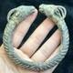 Beautiful Very Rare Ancient Greek Roman Bronze Bracelet With Deer Heads