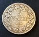 Belgium Leopold I Very Rare 5 Francs Coin 1835 In Silver Pos. B