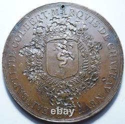 Bourges Very Rare Medal for Jean-Baptiste Colbert 1682