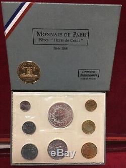 Box Fdc Fleur De Coin France 1968 Very Rare