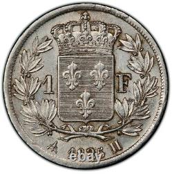 Charles X 1 Franc 1825 La Rochelle Superb Very Rare