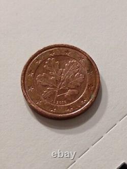 Coin 1 CENT 2002 Germany letter J, very rare